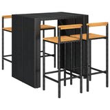 Garden Bar Set Black 3187700