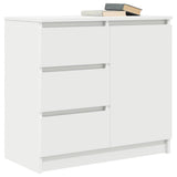 Sideboard with Drawer White 71x35x65 cm Engineered Wood 861571