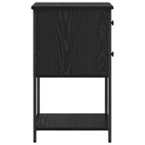 Bedside Cabinet 2 pcs Black oak 32 x 42 x 70 cm Engineered wood 871290