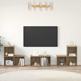 TV Cabinet Set Wall-mounted 6 pcs Artisan Oak Engineered Wood 3393164