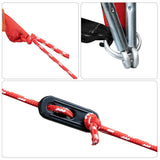 Camping Tent Dome 4-Person Olive Green Waterproof 4009618