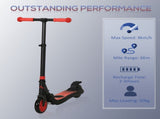 Folding Electric Scooter with Brake, for Ages 6 Years, 8km/h Maximum Speed, Red T3398P349449