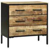 Sideboard with Drawer 70 x 35 x 70 cm Solid Mango wood 374100