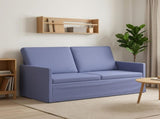2 Seater Sofa Jeans Blue 150 x 81 x 82 cm Fabric 42041085