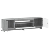 LED TV Cabinet Grey Sonoma Engineered Wood 896031