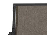 Garden Glider Chairs 2 pcs Brown 61x76x87 cm Textilene&Steel 362713