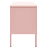 TV Cabinet Pink 105x35x50 cm Steel 336238