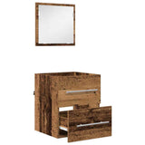 Bathroom Furniture Set with Drawer Brown 41 x 38.5 x 48 cm 875692