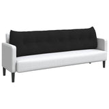 Back Pillow Black 200 x 24 x 50 cm Fabric 42014588