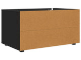 Storage Cabinet 80 x 48 x 57 cm Engineered Wood Black 888818