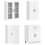 Kitchen Unit KALMAR 8 pcs White Engineered Wood 3438457