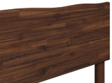 Single Bed Frame with Headboard ROSTOCK Dark Brown 90 x 200 cm 903413
