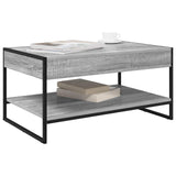 Coffee Table Grey Sonoma 80 x 50 x 40 cm Engineered Wood 886441