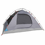 ZNTS Camping Tent Dome 4-Person Blue Waterproof 94647