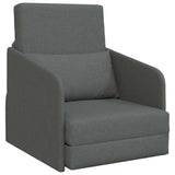 Sofa Bed Dark Grey 65 x 80 x 83 cm Fabric 4106638