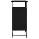Sideboard Black Oak 69 x 35 x 80 cm Engineered Wood 862981