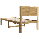 Single Bed Frame with Headboard ROSTOCK White 100 x 200 cm 903334