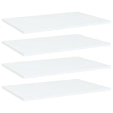 805250 Bookshelf Boards 4 pcs White 60x40x1,5 cm Engineered Wood