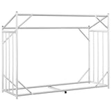 Firewood Rack with Rain Cover 151x60.5x110.5 cm Galvanised Steel 4104941