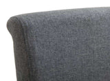 Dining Chairs 4 pcs Gray Fabric 249270