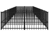 Outdoor Dog Kennel Steel 16.89 m 3124586
