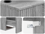 Bathroom Furniture Set 3 pcs Grey Sonoma Engineered Wood 3405583