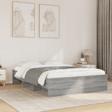 Bed Frame Grey Sonoma Engineered wood Small Double Bed Frame 3295700