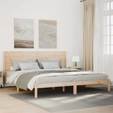 Extra Long Bed Frame without Mattress 180x210 cm Solid Wood 3309303