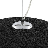 Pendant Lamp Black and Gold 70 cm E27 50941