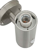 Outdoor Wall Light 2 pcs Silver 15 x 7.5 x 33 cm 4005954