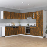 Drawer Bottom Cabinet Lyon Smoked Oak 60x46x81.5 cm Engineered Wood 815576
