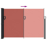 Retractable Side Awning Terracotta 140x600 cm 4004513