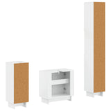 3 Piece Bathroom Cabinet Set EDE Engineered Wood 3417823