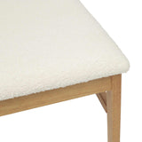 Dining Chair 2 pcs Natural and Light Solid Rubber Wood 42020500