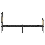 Bed Frame without Mattress Sonoma Oak 80x200 cm Engineered Wood 4106971