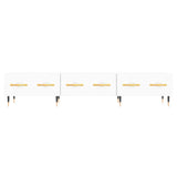 TV Cabinet White 150x36x30 cm Engineered Wood 829132