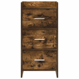 Sideboard Smoked Oak 40 x 36 x 80 cm Engineered Wood 8011063