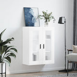 Wall Mounted Cabinet White 69.5x34x90 cm 828492