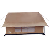 Cabin Tent Brown 340 x 246 x 210 cm Polycotton 42017507