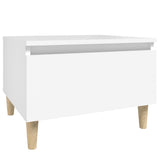 Side Tables 2 pcs White 50x46x35 cm Engineered Wood 819501