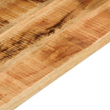 Table Top 70x60x1.5 cm Rectangular Solid Wood Rough Mango 371327