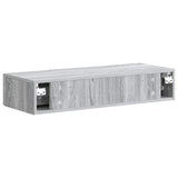 Wall-Mounted Side Table Grey Sonoma 87.5 x 34.5 x 17 cm 898671