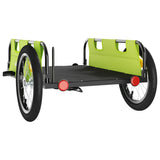 Bike Trailer Green Oxford Fabric and Iron 94172