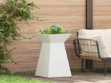 Pillar Planter White 35 x 35 x 73 cm 873840