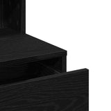 Dressing Table Black Oak 80 x 41 x 134.5 cm Engineered Wood 871539