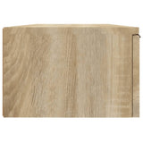 Wall Cabinet Sonoma Oak 68x30x20 cm Engineered Wood 811397