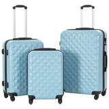 Hardcase Trolley Set 3 pcs Blue ABS 91889