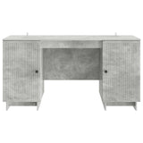 Desk Concrete Grey Engineered Wood 142.5 x 50 x 75 cm 3414570