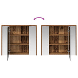 Bathroom Mirror Cabinet Old Wood 73.5 x 16 x 62.5 cm 889173