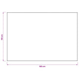 Table Cloth 5 pcs Rectangular Wine Red 110 x 160 cm Polyester 42040197